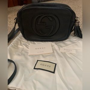 💥Authentic Black Gucci Disco Bag💥